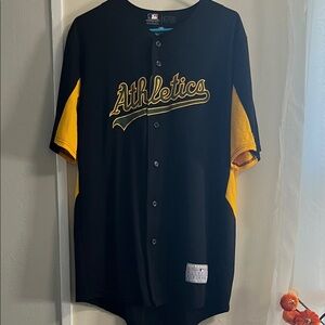 Genuine Merchandise Athletics Black and Yellow Jersey